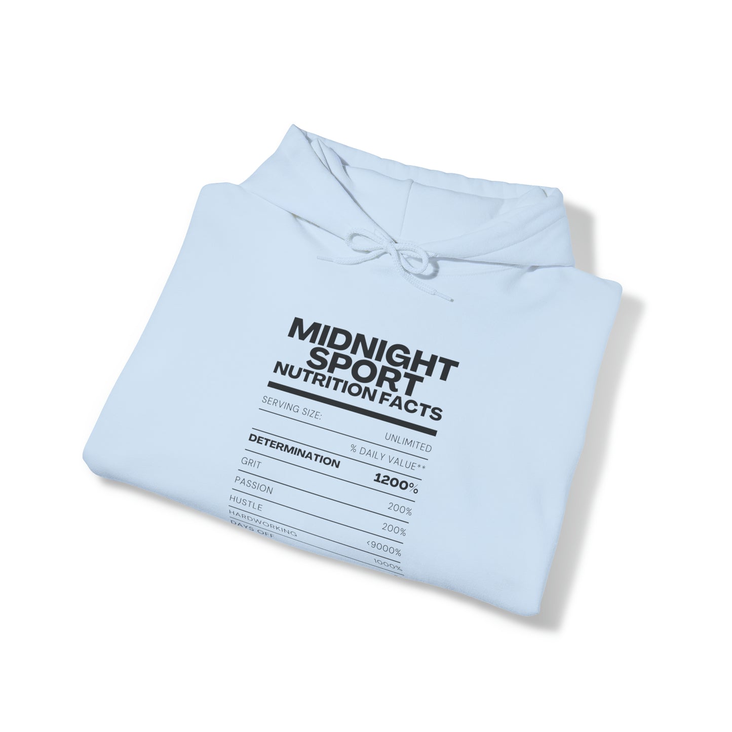 “Nutrition Label” Hoodie