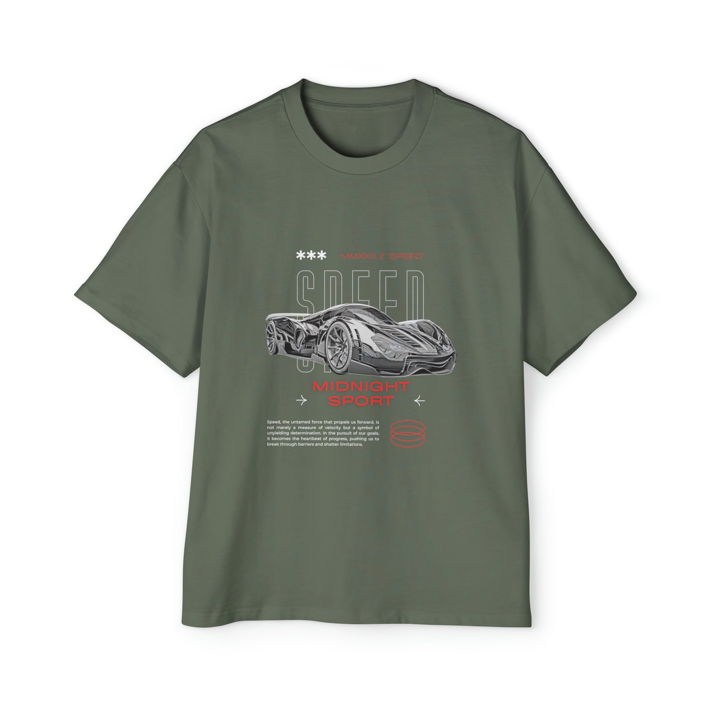 "Speed" Oversized Tee