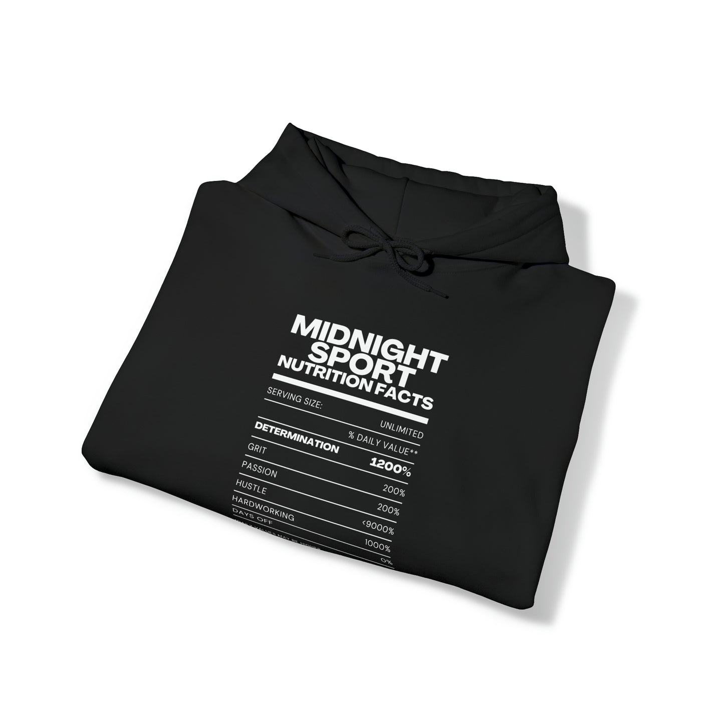 “Nutrition Label” Hoodie