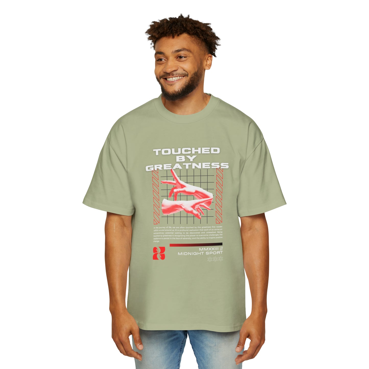 "Touched by Greatness" Oversized Tee