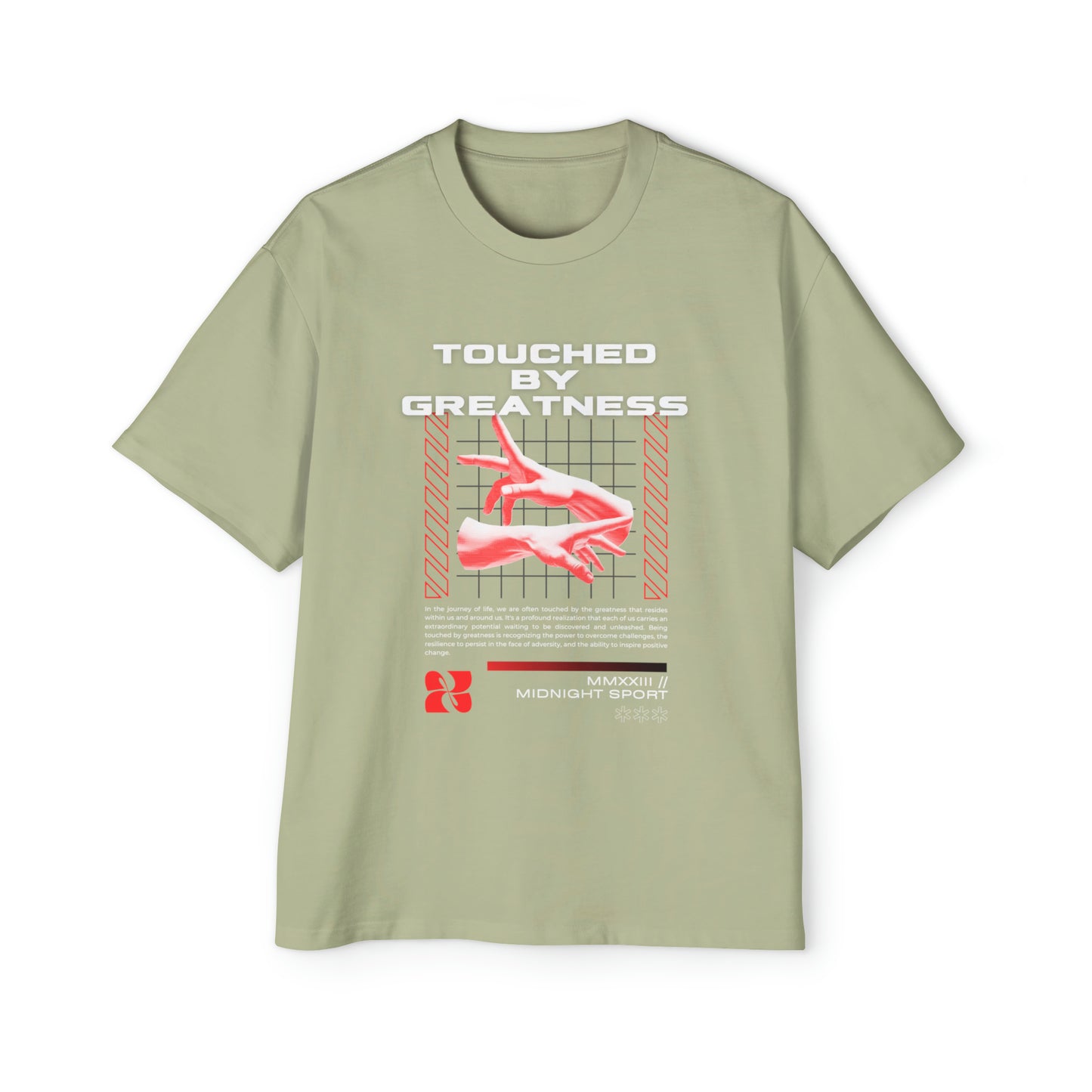 "Touched by Greatness" Oversized Tee