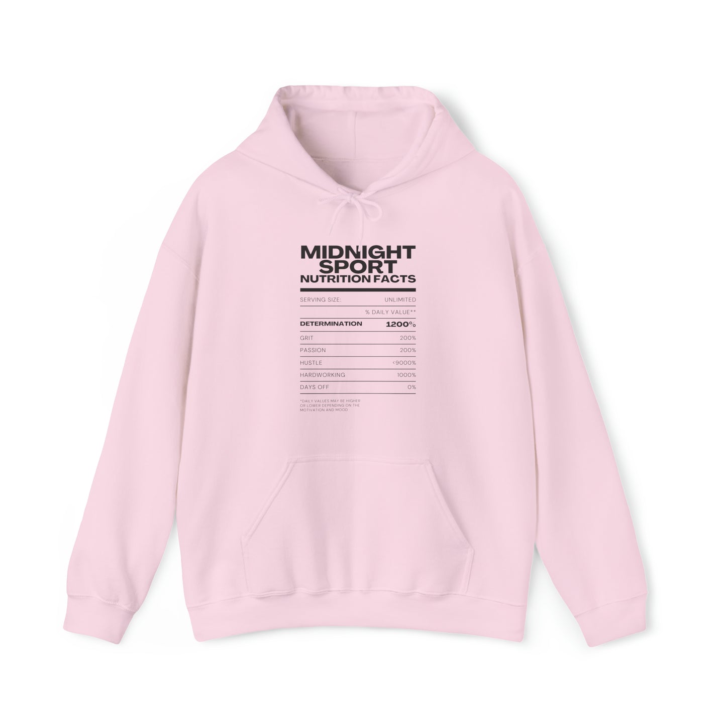 “Nutrition Label” Hoodie