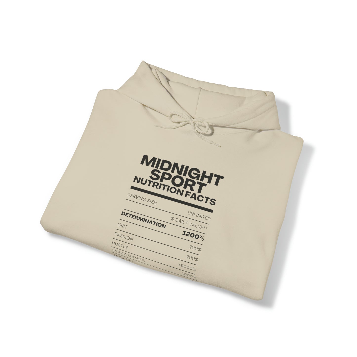 “Nutrition Label” Hoodie