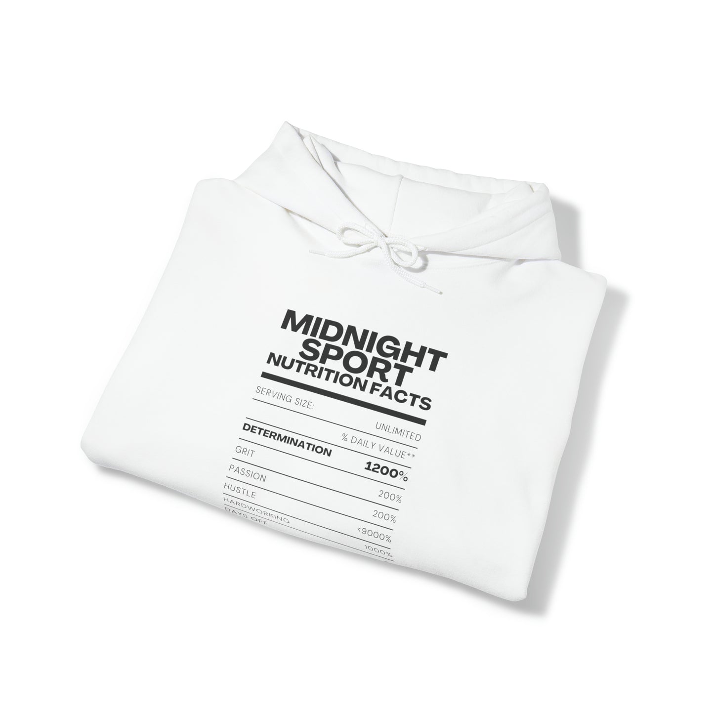 “Nutrition Label” Hoodie