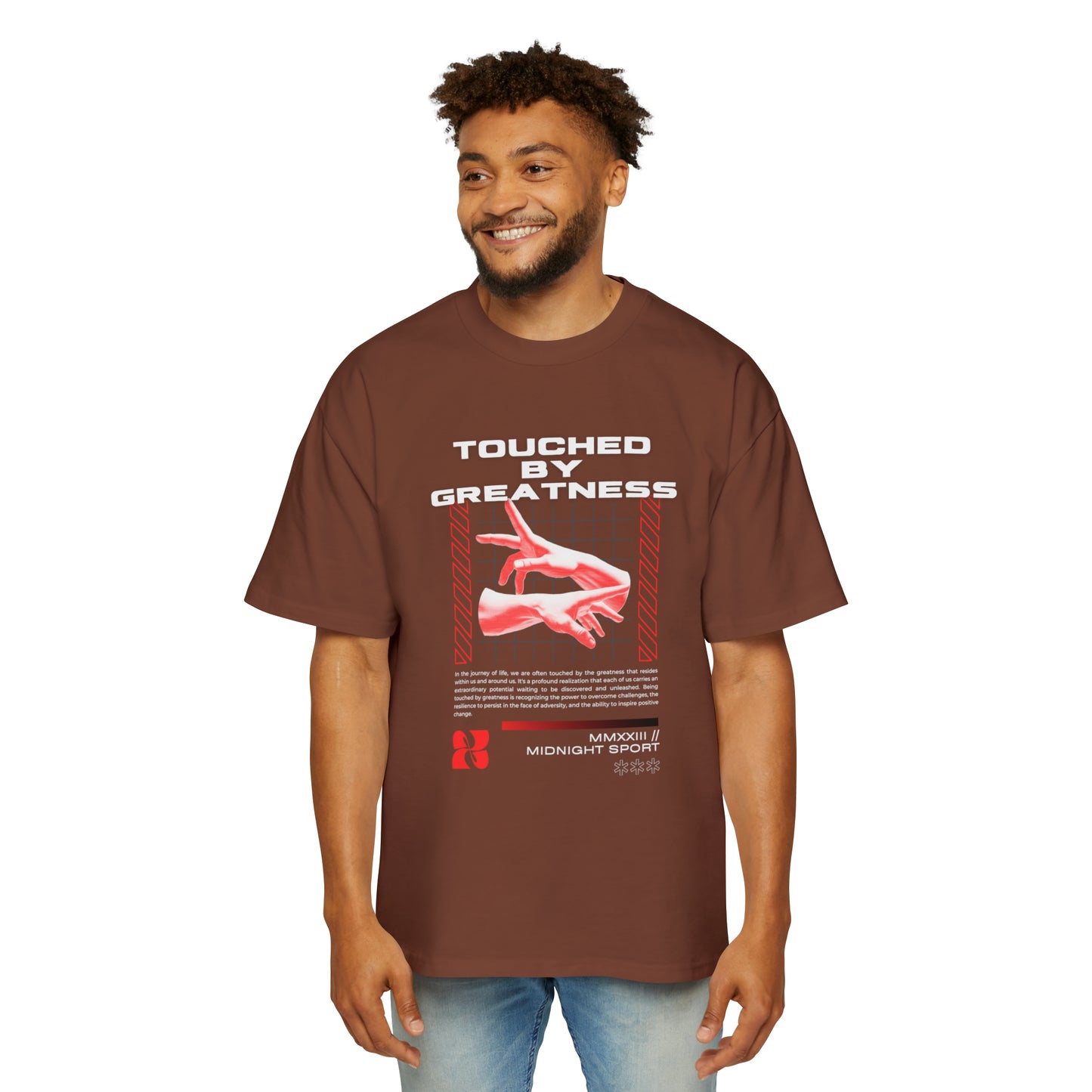 "Touched by Greatness" Oversized Tee