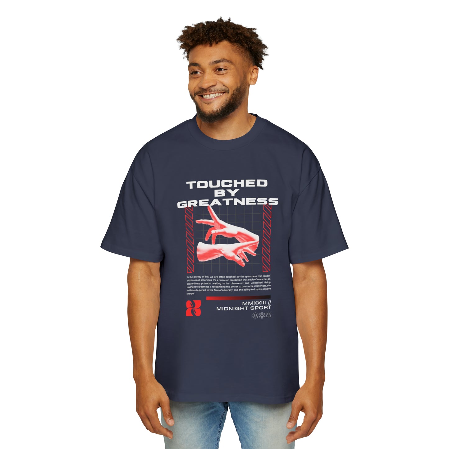 "Touched by Greatness" Oversized Tee