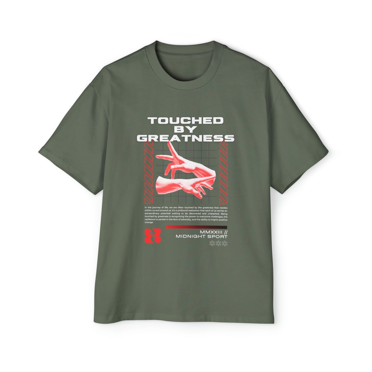 "Touched by Greatness" Oversized Tee