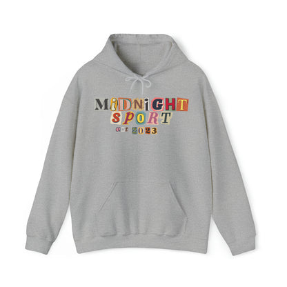 "Cutout Letters" Hooded Sweatshirt