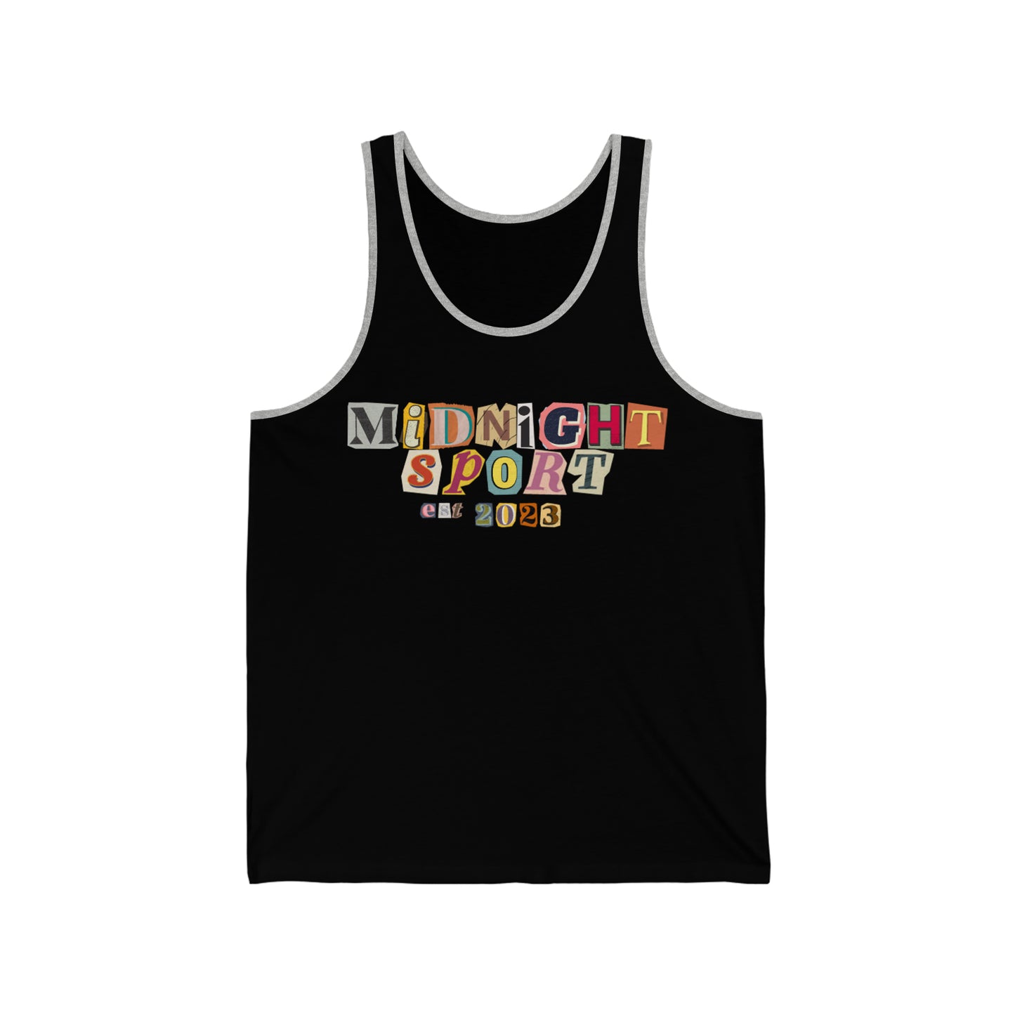 "Cutout Letters" Tank-top