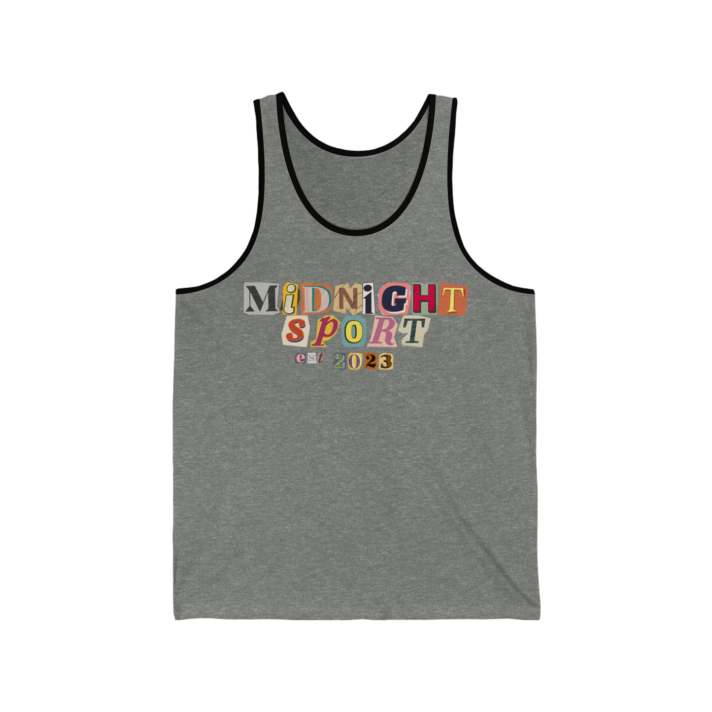 "Cutout Letters" Tank-top