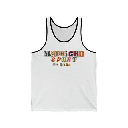 "Cutout Letters" Tank-top
