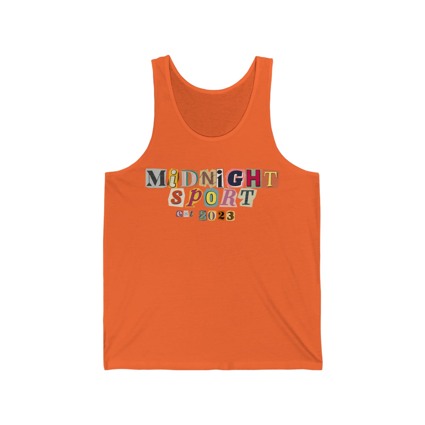 "Cutout Letters" Tank-top