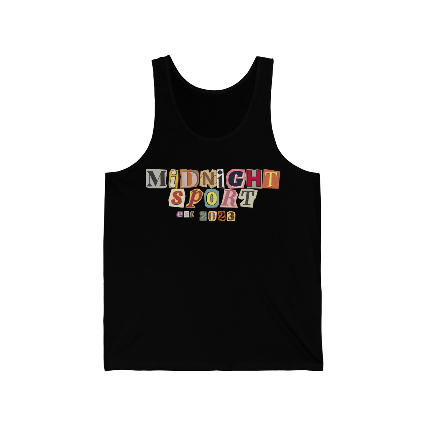 "Cutout Letters" Tank-top