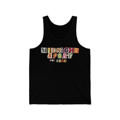 "Cutout Letters" Tank-top