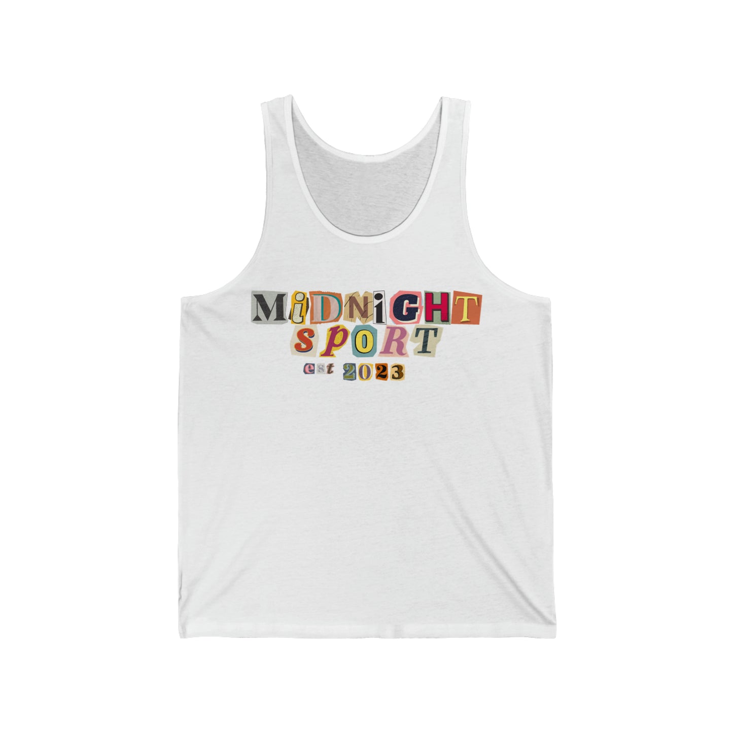 "Cutout Letters" Tank-top
