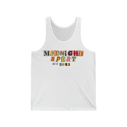 "Cutout Letters" Tank-top