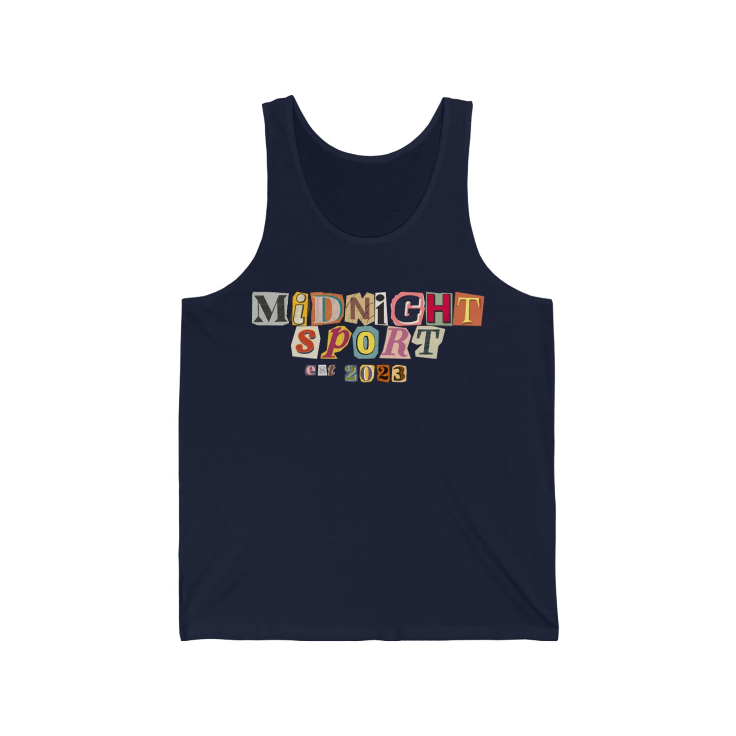 "Cutout Letters" Tank-top