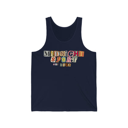 "Cutout Letters" Tank-top