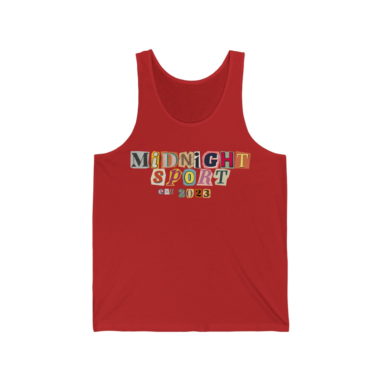"Cutout Letters" Tank-top